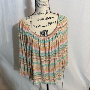 a.n.a. Tied Long Sleeve Tee- EUC